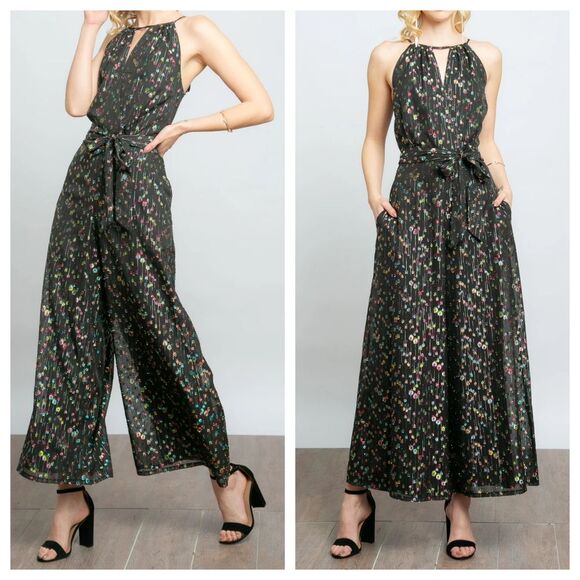 Anthro Eva Franco Edita Halter Jumpsuit - Picture 7 of 8